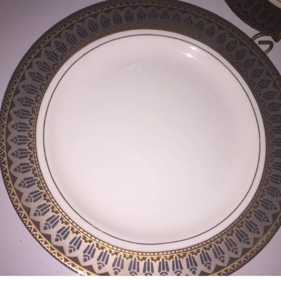 6 San Marco gold rim salad plates - Picture 2 of 4